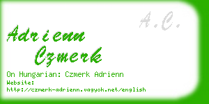 adrienn czmerk business card